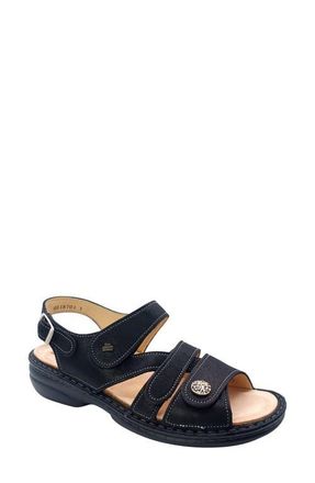 Finn Comfort Gomera Ankle Strap Slide Sandal in Black at Nordstrom, Size 10Us