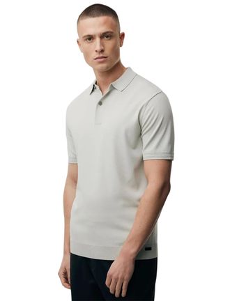 Genti beige poloshirt effen normale fit