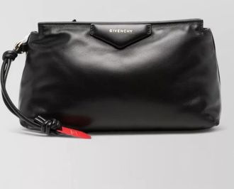 Givenchy antigona lamb leather clutch bag