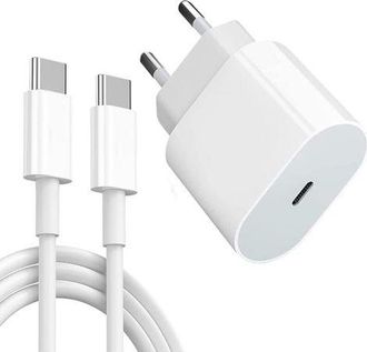 OEM Cargador Usb-c De 20 W Para Ipad Pro Con Cable Tipo C De 2 M. Compatible Con Ipad Pro De 12,9/11 Pulgadas, Air 5e/4e, Mini 6, Galaxy S21, S20, S10, Et