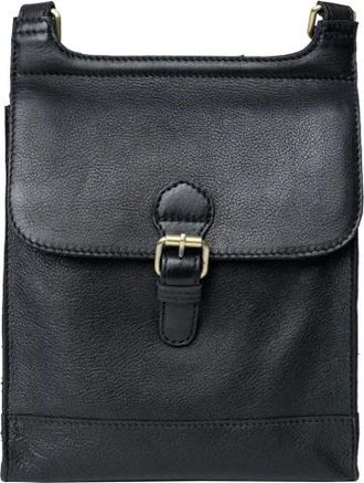 Re:designed Re:designed, Tassen, Dames, Zwart, ONE Size, Jeane Big Zwarte Crossbody Leren Tas