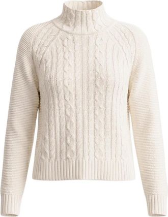 Gran Sasso 001 Lupetto - Dames - Coltruien - Wit - S - Truien & Vesten