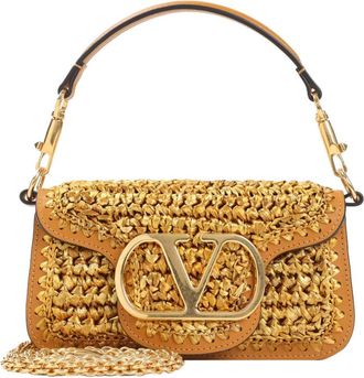 Valentino Garavani Natural Logo Small Shoulder Bag