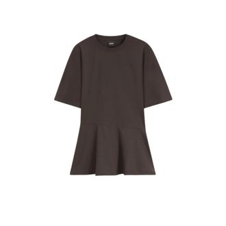 HUGO BOSS Boss - Tops > T-shirts - Dames - Tops - Bruin - Maat: L