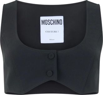 Moschino Mujer, Camisetas, Negro, Talla: S