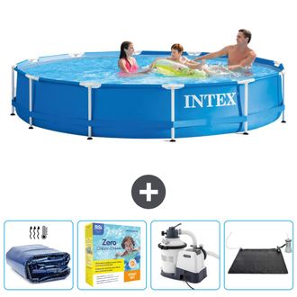 Intex Piscina Con Estructura Redonda - 366x76 Cm - 7-piezas Scb69