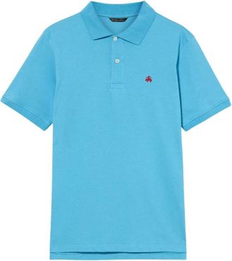 Brooks Brothers Katoen Piqu&eacute; Polo - Heren - Polos - Blauw - 3XL - Katoen - Tops