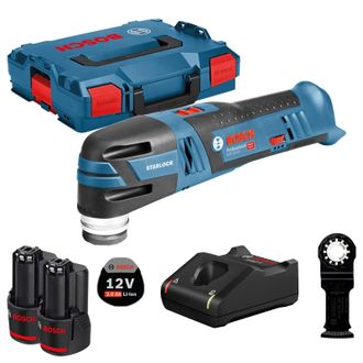 Bosch Akku-multi-cutter Gop 12v-28 / 2x 3,0 Ah Akku + Ladeger&auml;t In L-boxx