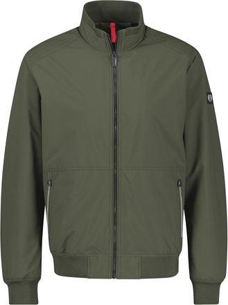 Lerros Blouson LERROS, Herren, Gr. XXL, nordic olive, Web, Obermaterial: 100% Polyester, unifarben, bequem h&uuml;ftbedeckend, Rundhals, Flachstrickb&uuml;ndchen, Jack