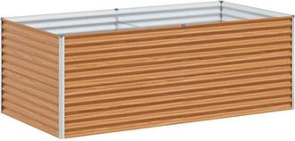 vidaXL Arriate Elevado 195 X 100 X 68 Cm Acero Galvanizado Vidaxl