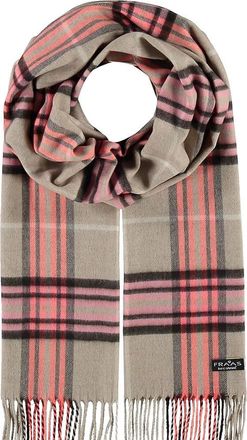 Fraas Cashmink Scarf 35 x 200 cm - Softer than Cashmere - Made in Germany - Checked Scarf for Men and Women - Perfect for Autumn and Winter, Rabbit., One si