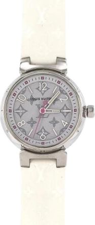 Louis Vuitton Pre-owned Stainless Steel watches - Dames - Vintage Horloges - Wit - ONE Size - Vintage