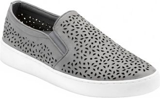Vionic Womens Splendid Midi Perf Slip On In Grey