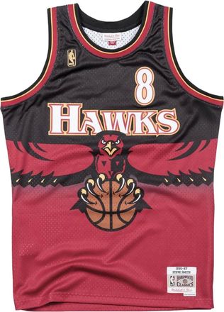 Mitchell & Ness Maglia da basket NBA Atlanta Hawks 96 Steve Smith - Rosso