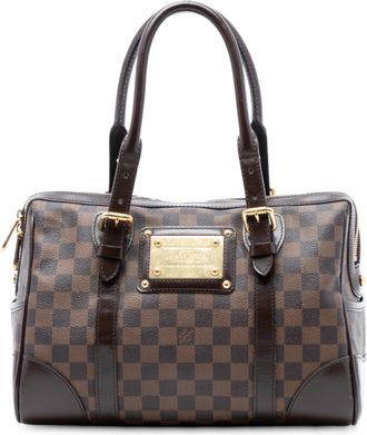 Louis Vuitton Pre-owned Womens Damier Ebene Berkeley - Dark Brown Textile - One Size