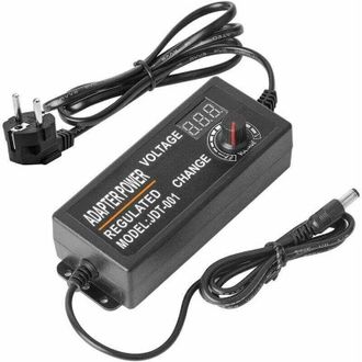 OEM Transformador De Iluminaci&oacute;n Ajustable Dc3-12v 5a 60w Con Adaptador De Conmutaci&oacute;n - Para Tiras Led Ac100v-240v -crezuo