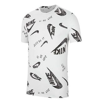 Nike Sportswear Full Logo Short Sleeve White CU9084-100