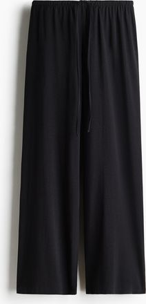 H&M Pyjamahose aus Viskosegemisch - Schwarz