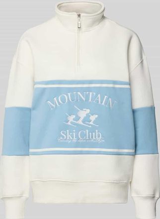 LeGer By Lena Gercke Sweatshirt mit Rei&szlig;verschluss Modell Cosette in Offwhite, Gr&ouml;&szlig;e 34