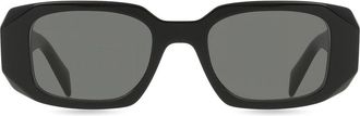 Prada PR 17WS Symbole 1AB5S0 Womens Sunglasses Black Size 49