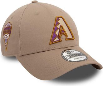 New Era Arizona Diamondbacks MLB Fankappe beige Sidelogo Baseball Cap 9Forty Strapback - One-Size