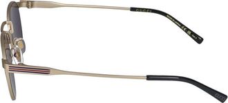 Gucci Mens Gg1875s Sunglasses Gold Metal