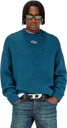 Diesel Jumper in wool and alpaca blend - Knitwear - Man - Green