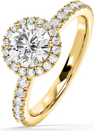 The Diamond Store Alessandra Lab Diamond Engagement Ring 18K Gold 1.70CT F/VS1