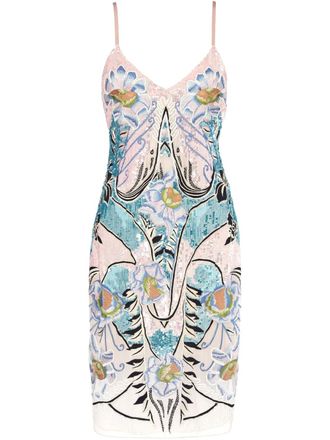 Temperley London Gracia mini-jurk - Roze