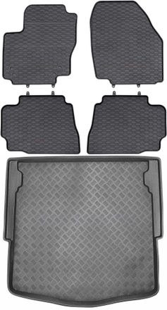 OEM Juego De Alfombrillas De Goma Para Coche Y Alfombrilla Para Maletero Para Ford Mondeo Iv Sed&aacute;n (2011-2014)