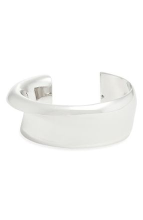 Open Edit Bold Cuff Bracelet in Silver at Nordstrom