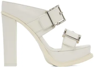 【関税込み】Seal Heeled Sandals - Alexander McQueen - Leath Alexander McQueen Seal Heeled Sandals from $922.00 - on Stylight