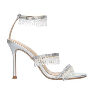 Lola Cruz Schoenen, Dames, Grijs, 39 EU, Leer, Flamenca 95 Sandalen