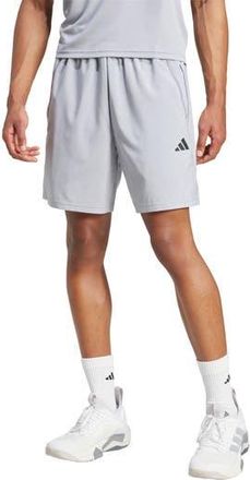 adidas Aeroready Essentials 7-Inch Training Shorts in Halo Silver/Black at Nordstrom Rack, Size Xx-Large