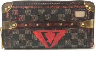 Louis Vuitton Brown Ebene Damier Canvas Long Wallet (Bi-Fold) (Pre-Owned)