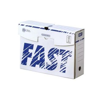 Fast Caja De Archivos Fast Blanco 25 Cent&iacute;metros Cart&oacute;n