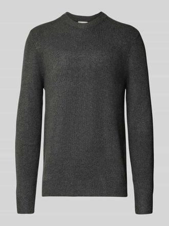 Casual Friday Casual Friday Regular Fit Strickpullover mit Rundhalsausschnitt Modell Heine in Dunkelgrau, Größe XXL