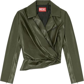 Diesel G-Drap Jas - Dames - Zomerjassen - Groen - S - Polyester - Jassen