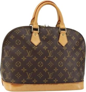Louis Vuitton Pre-owned Handbags, female, Brown, Size: ONE SIZE Pre-owned Vintage Canvas Handbag