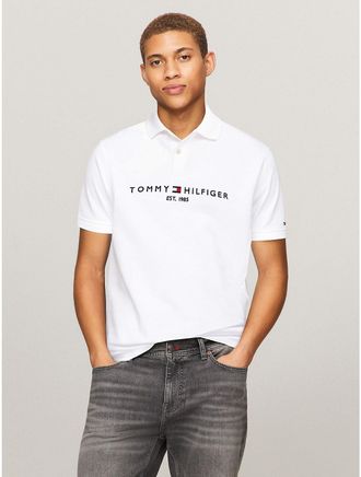 Tommy Hilfiger Mens Embroidered Tommy Graphic Polo