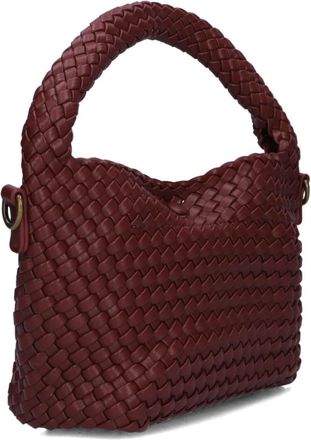 Hvisk Twist Braided Soft Structure - Dames - Handtassen - Bruin - ONE Size - Tassen