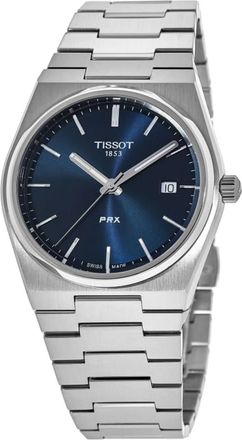 Tissot PRX Quartz Blue Dial Steel Mens Watch