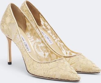 Jimmy Choo London Romy lace pumps