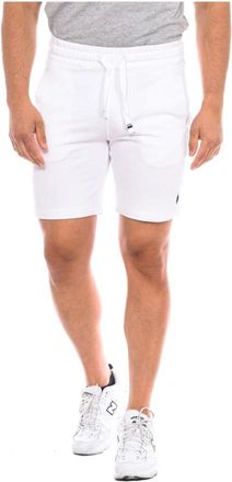 U.S.Polo Association Sportieve katoenen bermuda shorts - Heren - Korte Broeken - Wit - 2XL - Katoen - Korte Broeken