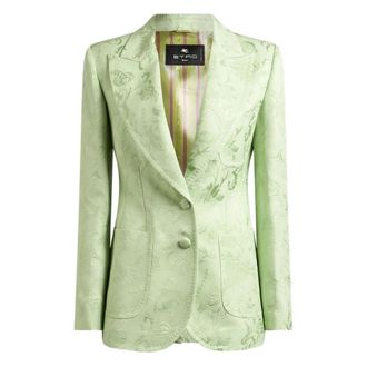 Etro Outerwears Verde-Donna