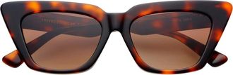 Freyrs Eyewear Vista Cat Eye Sunglasses in Brown Tortoise at Nordstrom