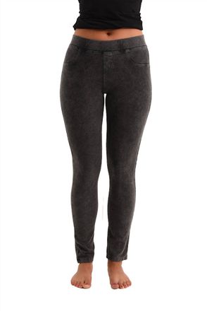 French Kyss High Rise Jegging In Charcoal