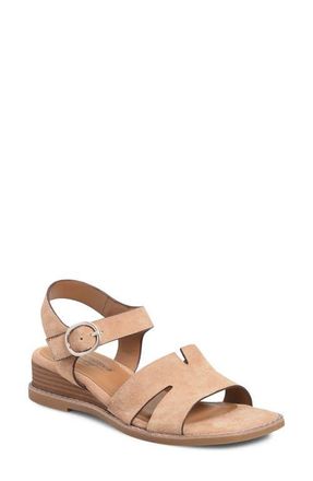 COMFORTIVA Maira Slingback Wedge Sandal in Desert at Nordstrom, Size 9.5