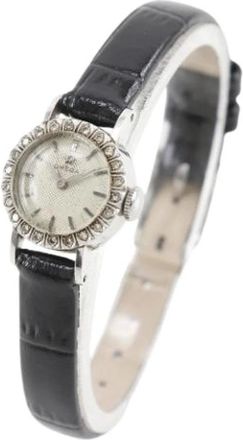 Omega Pre-owned Watches, female, White, Size: ONE SIZE Pre-owned Vintage Wristwatch