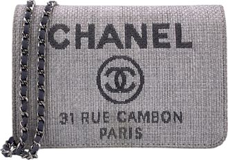 Chanel stoffen crossbodytas Deauville
